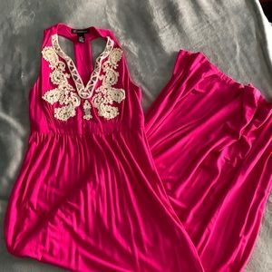 INC Pink maxi dress